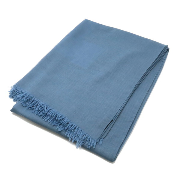 HERMES H Stole Shawl Large 80% Cashmere 20%